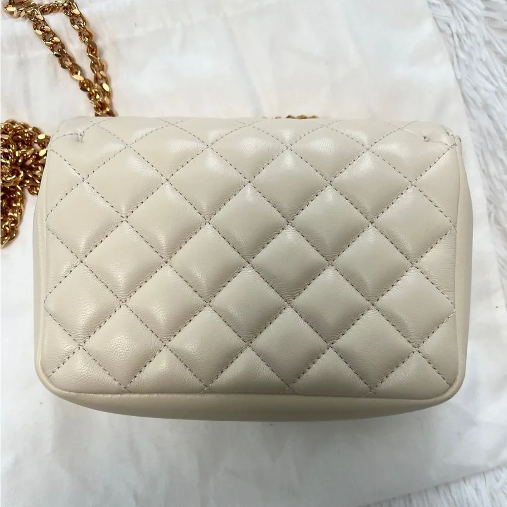 Versace La Medusa Quilted Nappa Leather Crossbody/Shoulder Chain Bag NWT - Picture 6 of 13